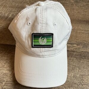 Pukka White Golf Baseball Cap Phoenix Logo Breathable Mesh Adjustable